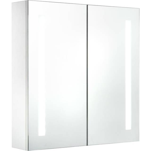 Vidaxl Led Bathroom Mirror Cabinet 60X14X62 Cm - One Size