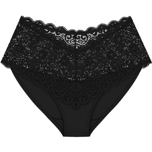 Triumph Amourette Maxi Højtaljede Trusser - Black