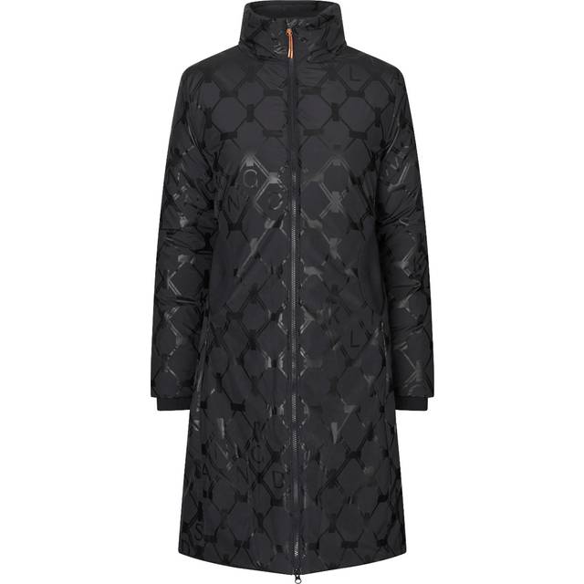 Women's long waterproof jacket Kingsland Vy - Noir