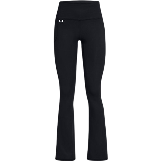 UNDER ARMOUR Womens Training Motion Flare Pants - Black, Black / / White, Size S, Women