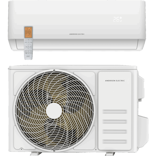 Andersen-Electric Mat Pro 12 Luft Til Luft Varmepumpesæt 4.9 kW Indendørs- & Udendørsdel