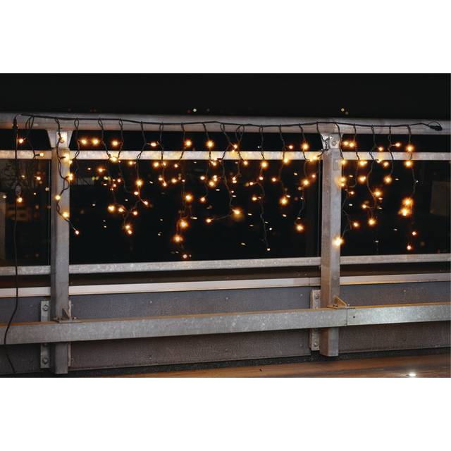 Stemning PRO m/istapper 250 LED varm hvid 4,9 meter Lyskæde