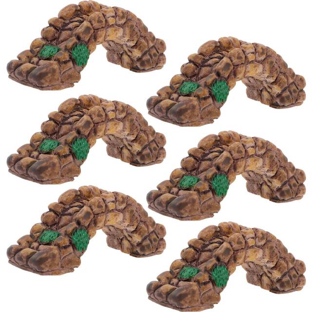 24pcs Resin Bridge Model for Fish Tank Garden Sand Table Decor