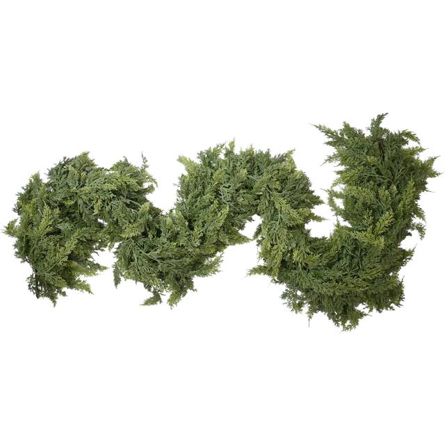 TEMU 72" Soft Artificial Cedar Vine - Christmas, Wedding & Fireplace Decor | Natural Touch Pine Hanging Garland | High-quality Rubber Grass Rattan For Dining Table Centerpiece