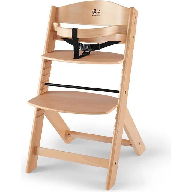 Kinderkraft Enock Highchair - Wooden/Natural