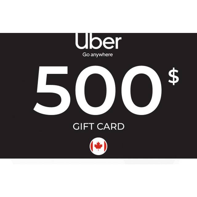 Uber Rides Gift Card 500 CAD