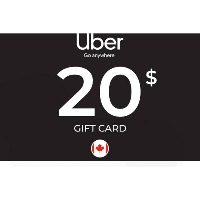 Uber Rides Gift Card 20 CAD