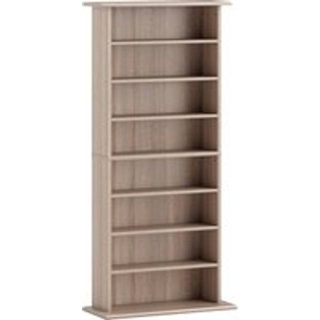 Homcom 360 CD Storage Unit Natural Wood