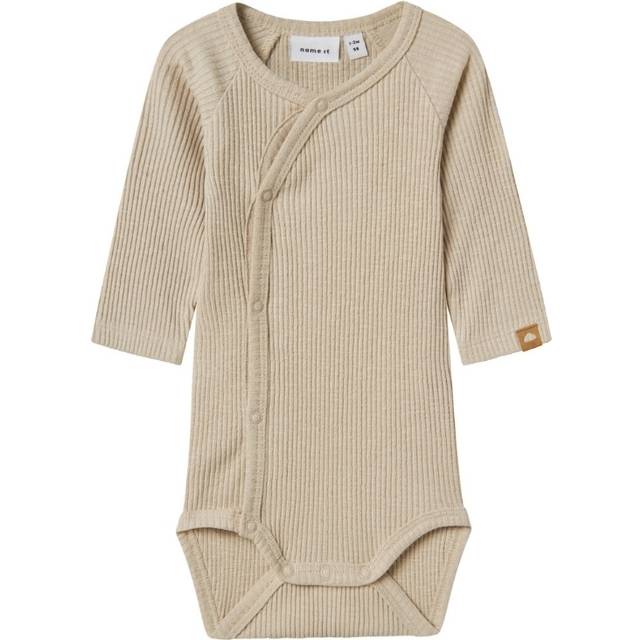 Name It Body L Æ Rib Med Wraplukning I Rib