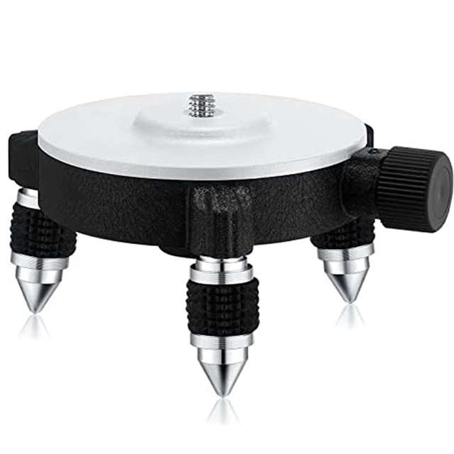 360Adjust Laser Level Adapter Rotating Base for Tripod Connector Pivoting Fine Tuning Holder