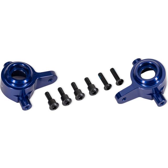 Traxxas 9064-Blue Steering Blocks Alu Raptor R