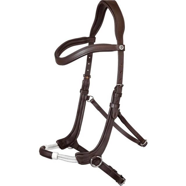 Fairfield Sidepull Rope - Mørkebrun