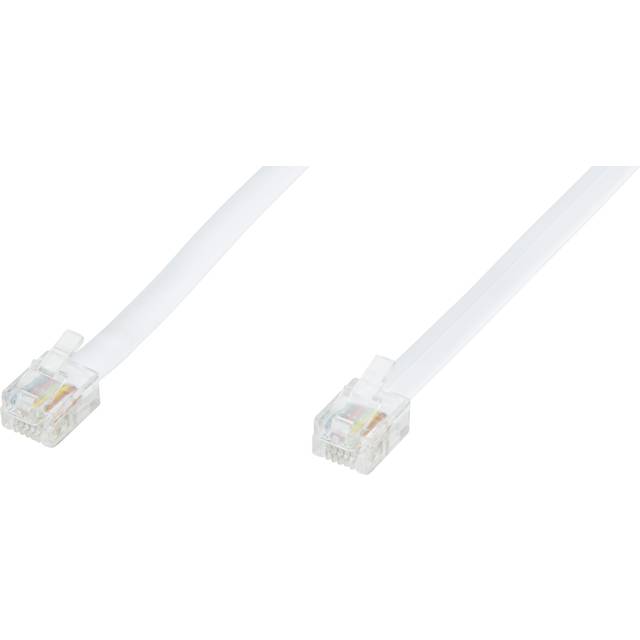 Deltaco Telefonkabel RJ12 Til RJ12 3 M