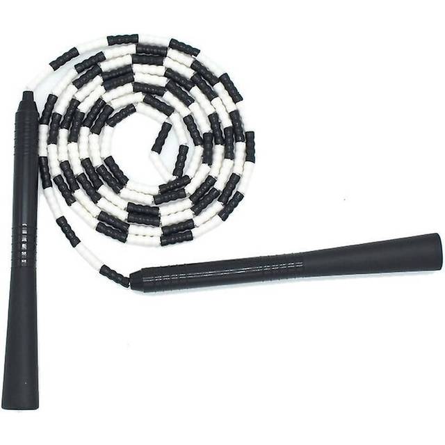 Adjustable Length Tangle-Free Segmented Soft Beaded Jump Rope