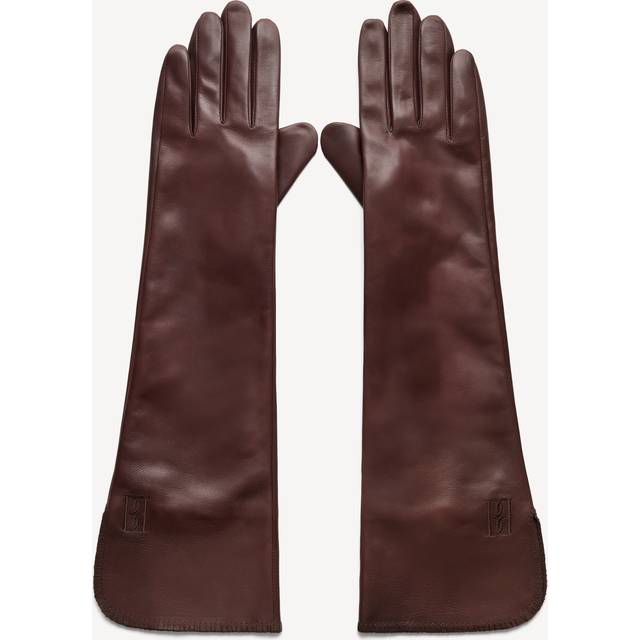 By Malene Birger Gemi Læderhandsker - Coffee Brown