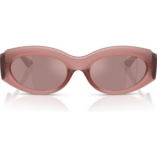 Jimmy Choo JC6002U Solbriller Injiceret Rosa Brun Rund
