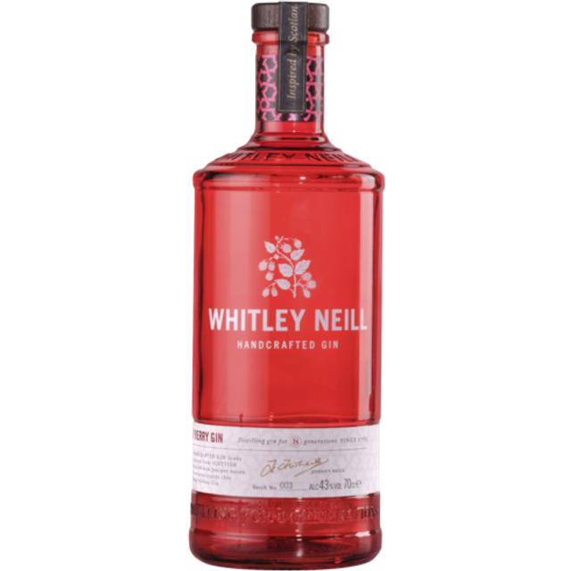 Whitley Neill Raspberry 41.3% 70 cl