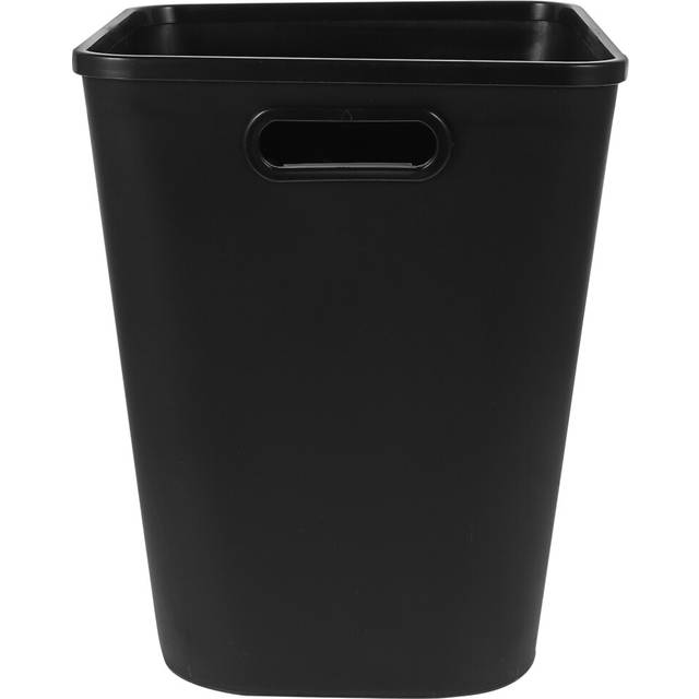 Worgeous Garbage Cans 1pcs Sleek Black For Families In Bathroom