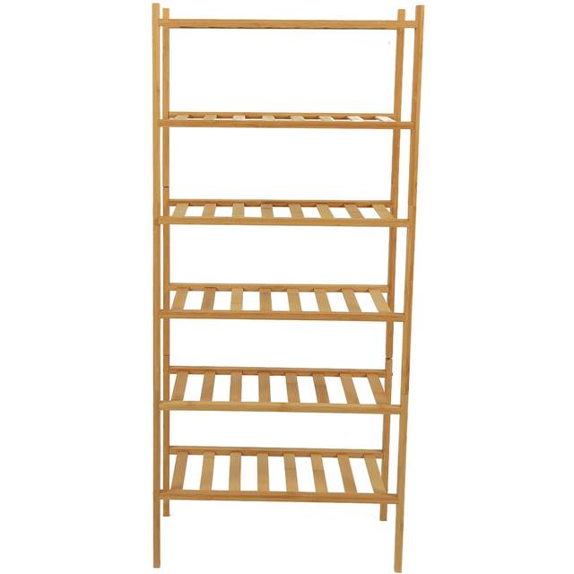 Shoe Rack Stackable Standing Shoe Shelf Storage Organizer for Entryway Hallway Closet Natural Color