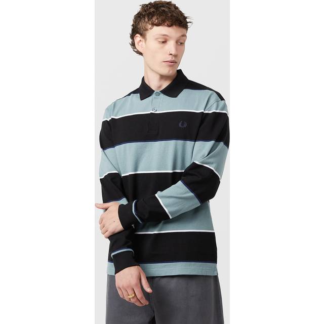 Fred Perry Rugby-Polo Med Sorte Striber