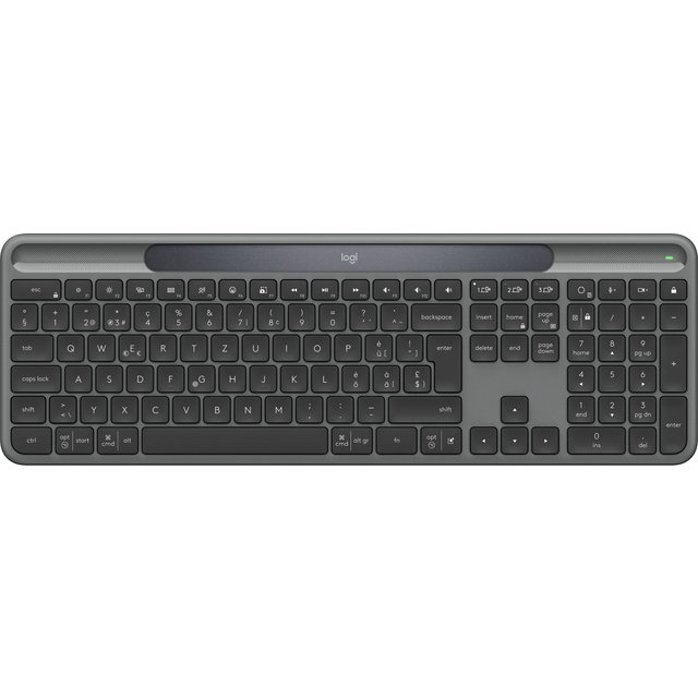 Logitech Signature Slim Solar Wireless Keyboard - Graphite
