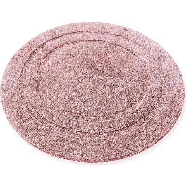 Turin Badrumsmatta Rund Rosa