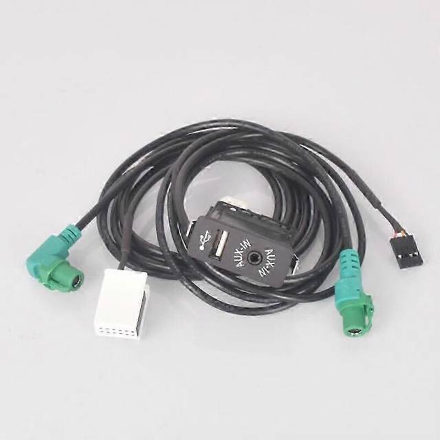 Car USB AUX In Plug Input Socket Adapter BMW