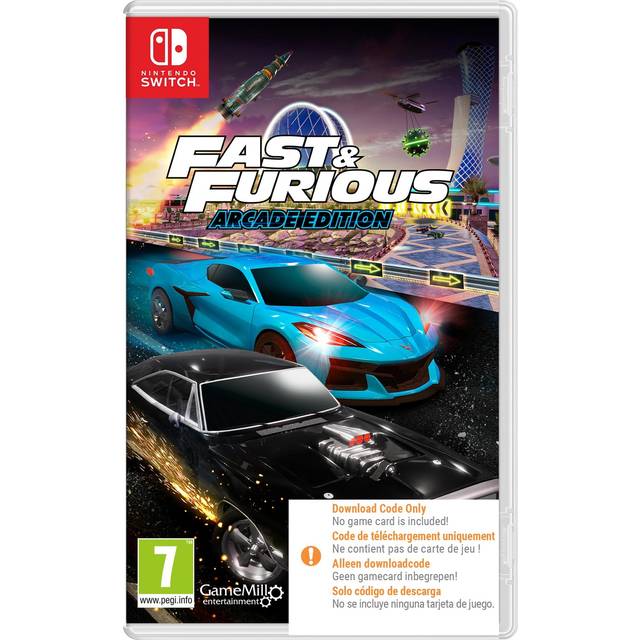 Fast Furious Arcade Edition Nintendo Switch Code in Box