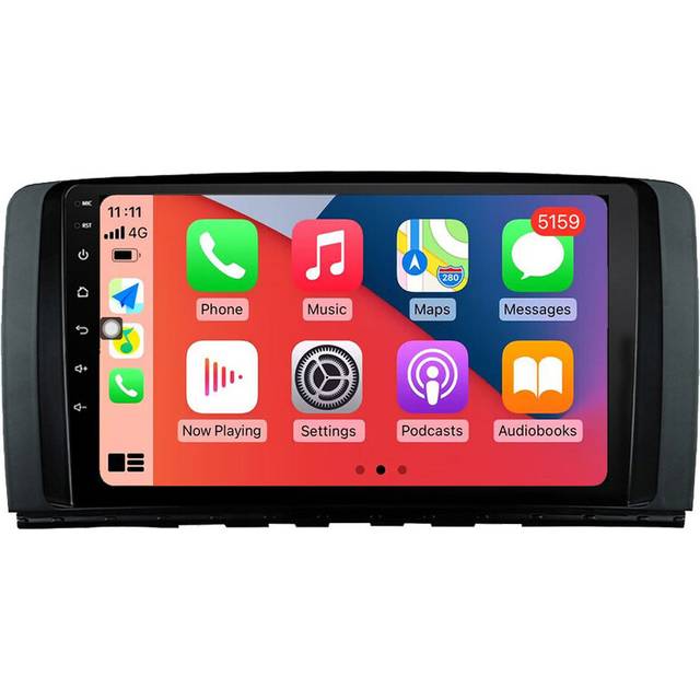 RoverOne Bilradio Bluetooth CarPlay GPS Navigation Mercedes Benz R Class W251 R280 R300 R320