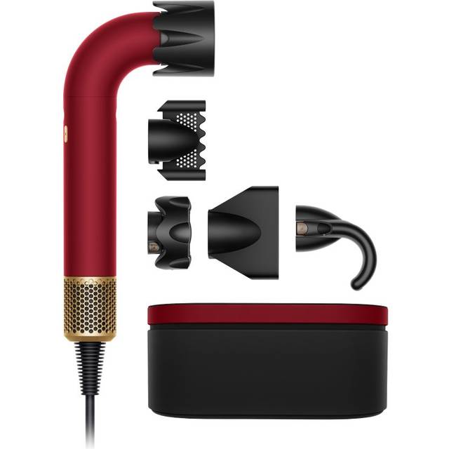 Dyson Supersonic R™ Hårfön - Straight+Wavy (Red Velvet/Gold) - Red velvet / Gold