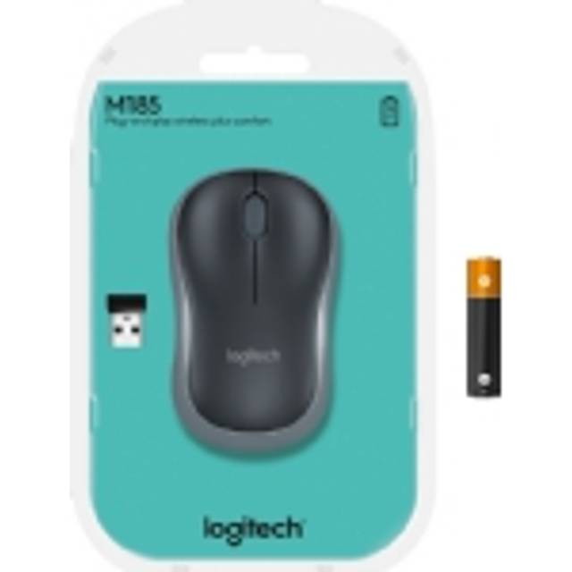 Logitech M185 Wireless Mouse - Graphite