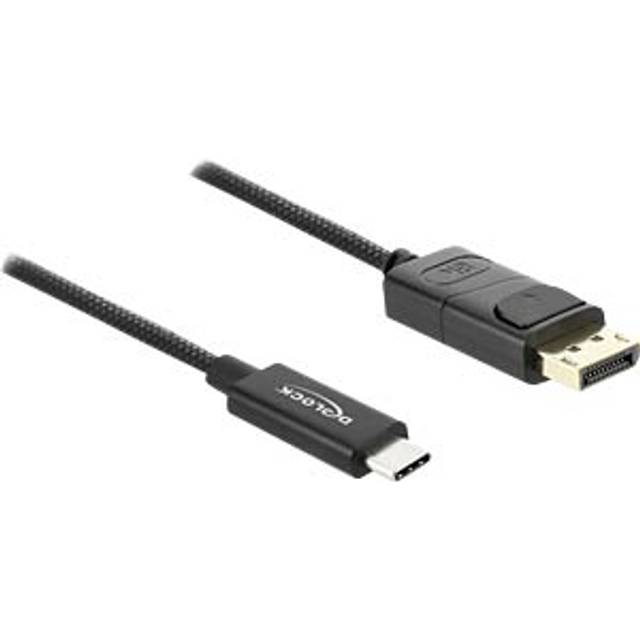 DeLock Videoadapterkabel 1m Sort