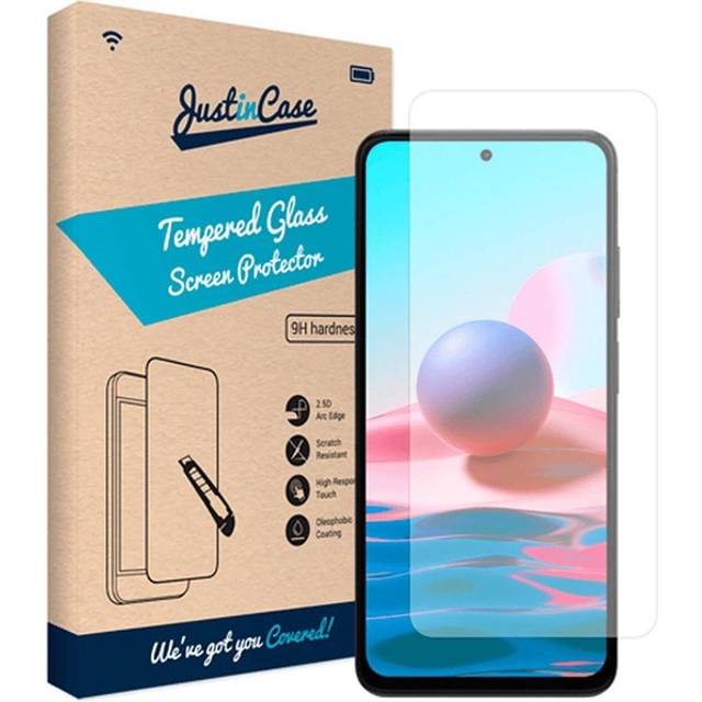 Just In Case Tempered Glass Screenprotector Redmi Note 10