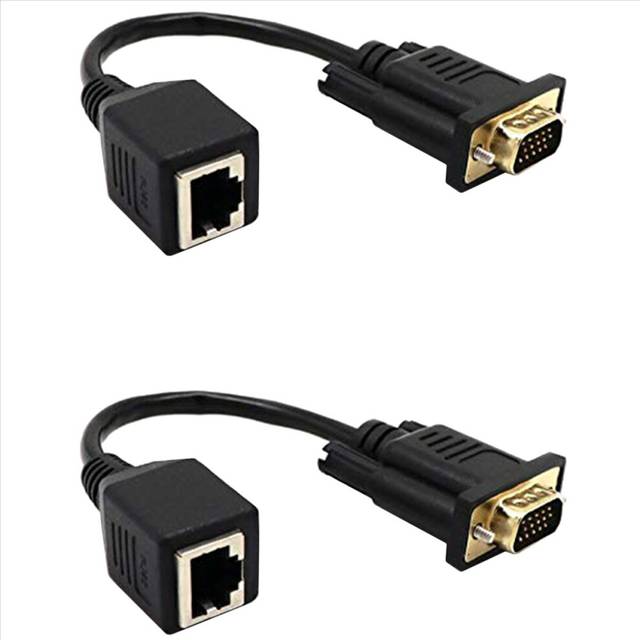 VGA To RJ45 Adapter Netværkskabel