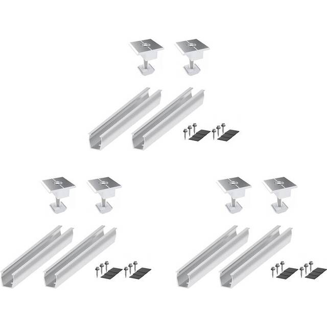 Typecat Solar Panel Mount Bracket Rails Clamp 30mm