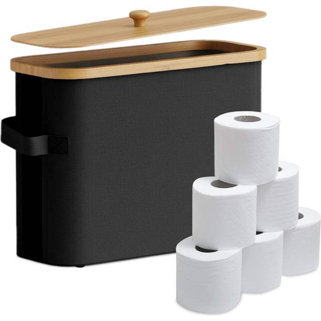 Northix Firkantet Toiletrulleholder Rummer 12 Ruller