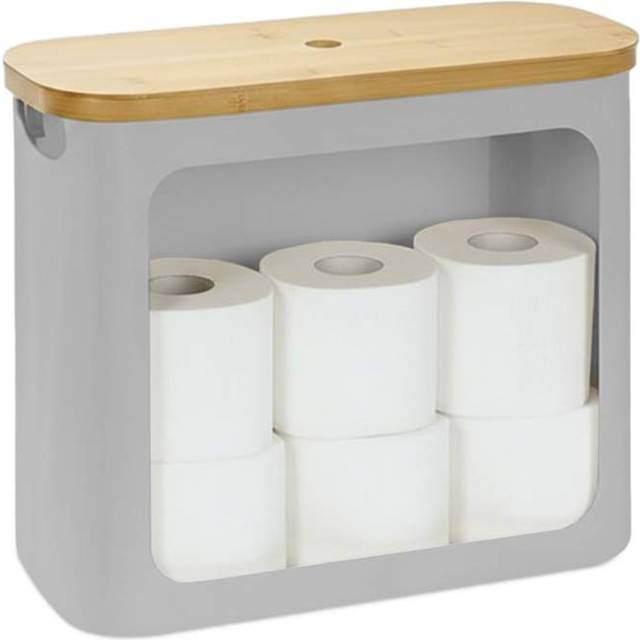 Northix Firkantet Toiletrulleholder Rummer 12 Ruller