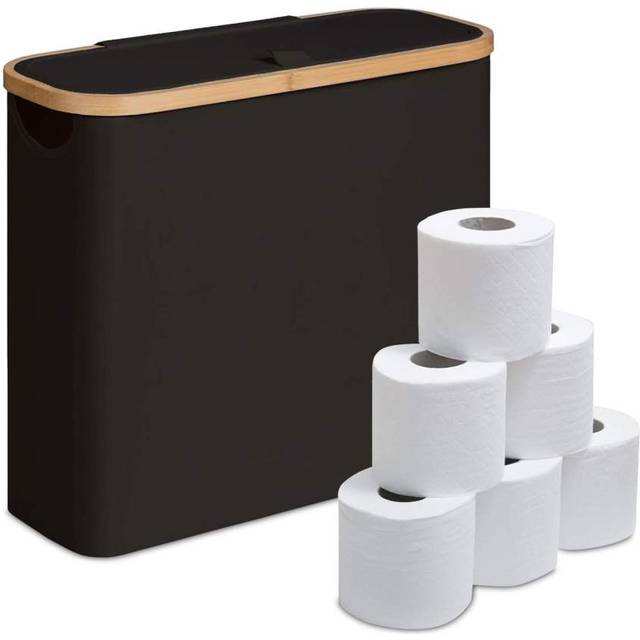 Northix Firkantet Toiletrulleholder Rummer 12 Ruller