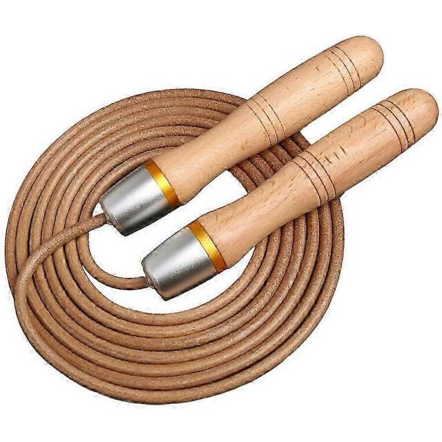 Adjustable Leather Skipping Rope