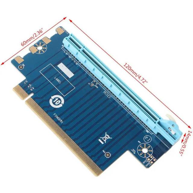 PCI Express16X Riser PCIe Grafikkort Adapter