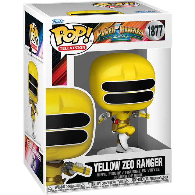 Funko Pop Yellow Zeo Ranger Power Rangers Zeo 9 cm