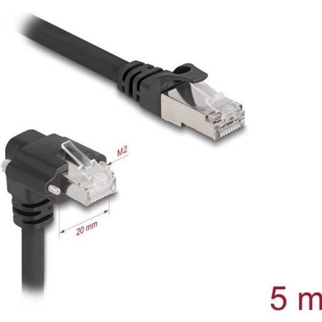 DeLock Netværkskabel RJ-45 til RJ-45 Han Cat 6 5m