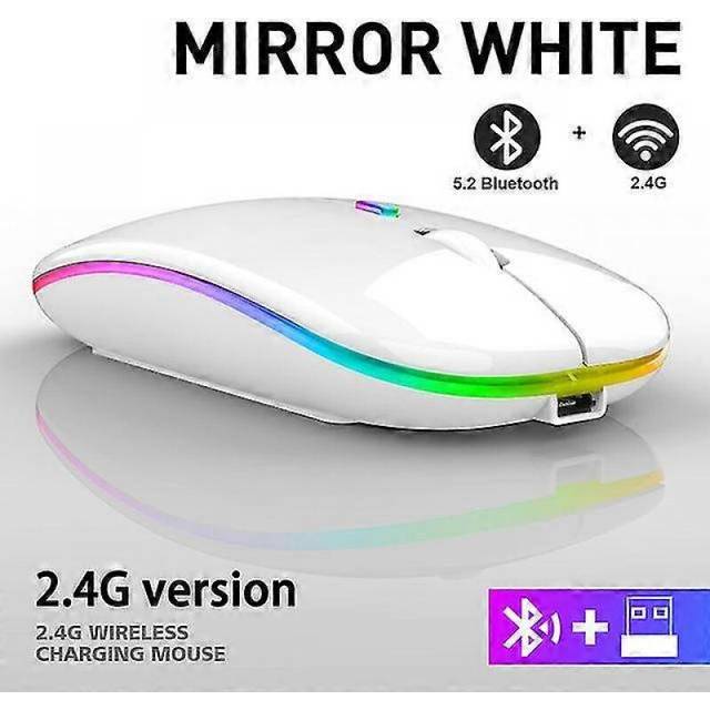 Bluetooth Wireless Usb Rechargeable Rgb Mouse