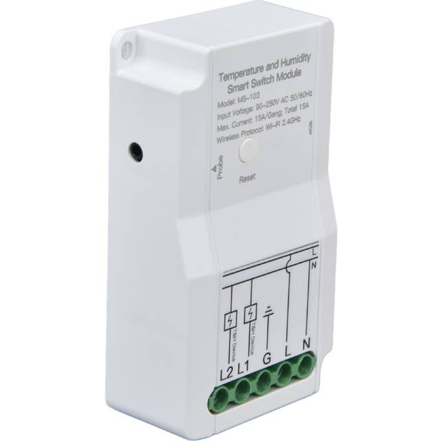 WiFi Temp Humidity Switch Dual Relay Output