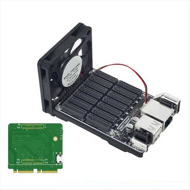 NanoCluster 7x CM4 CM5 Noder Mini Baseboard