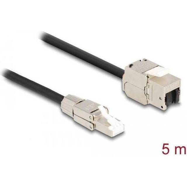 DeLock Network Extension Cable RJ45 Cat 6A 5m