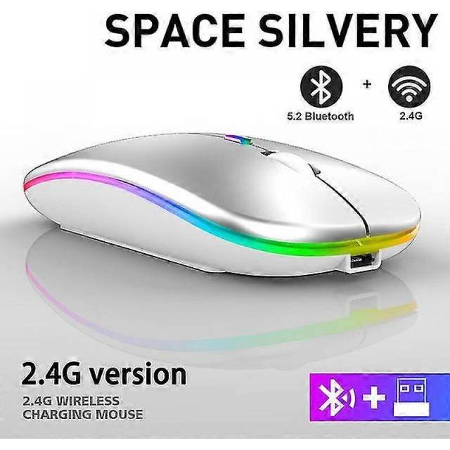 Bluetooth Wireless Usb Rechargeable Rgb Mouse