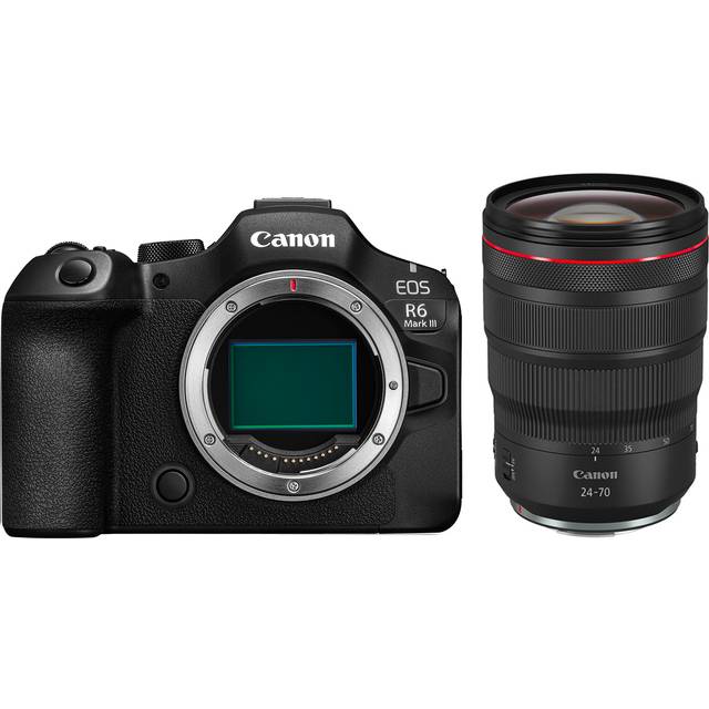 Canon EOS R6 Mark III Mirrorless Camera with RF 24-70mm f/2.8L IS USM Lens