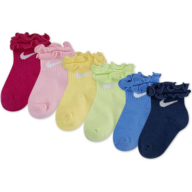 Nike 6-Pack Ruffle Socks Set - Multicolor