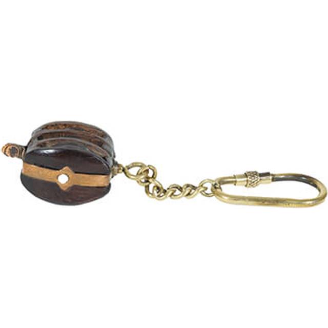 Authentic Models Triple Block Keychain - Brown